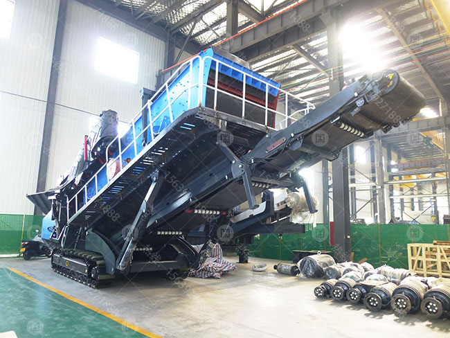 履帶移動(dòng)篩分站